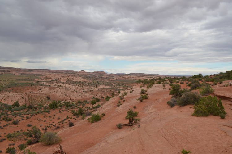 Great view from the start of the trail before even hitting the slot canyons