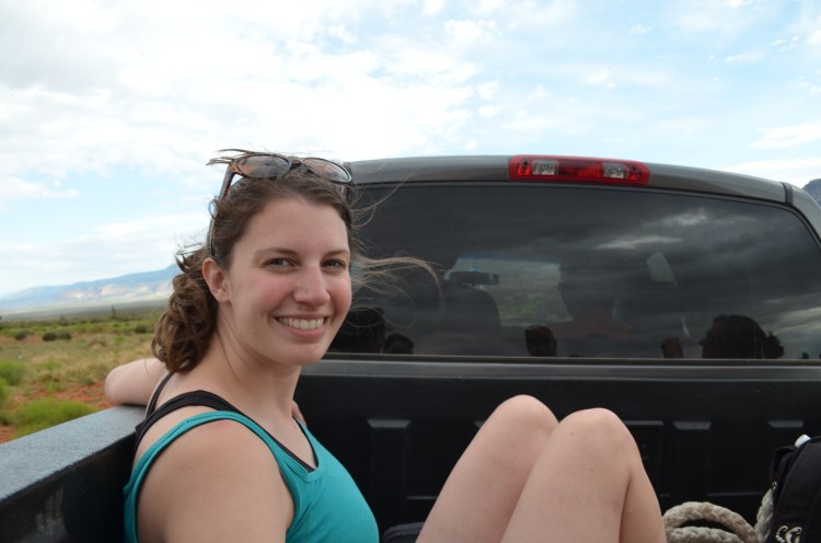 Nice guys with a truck drove us the mile back to our car at the end.