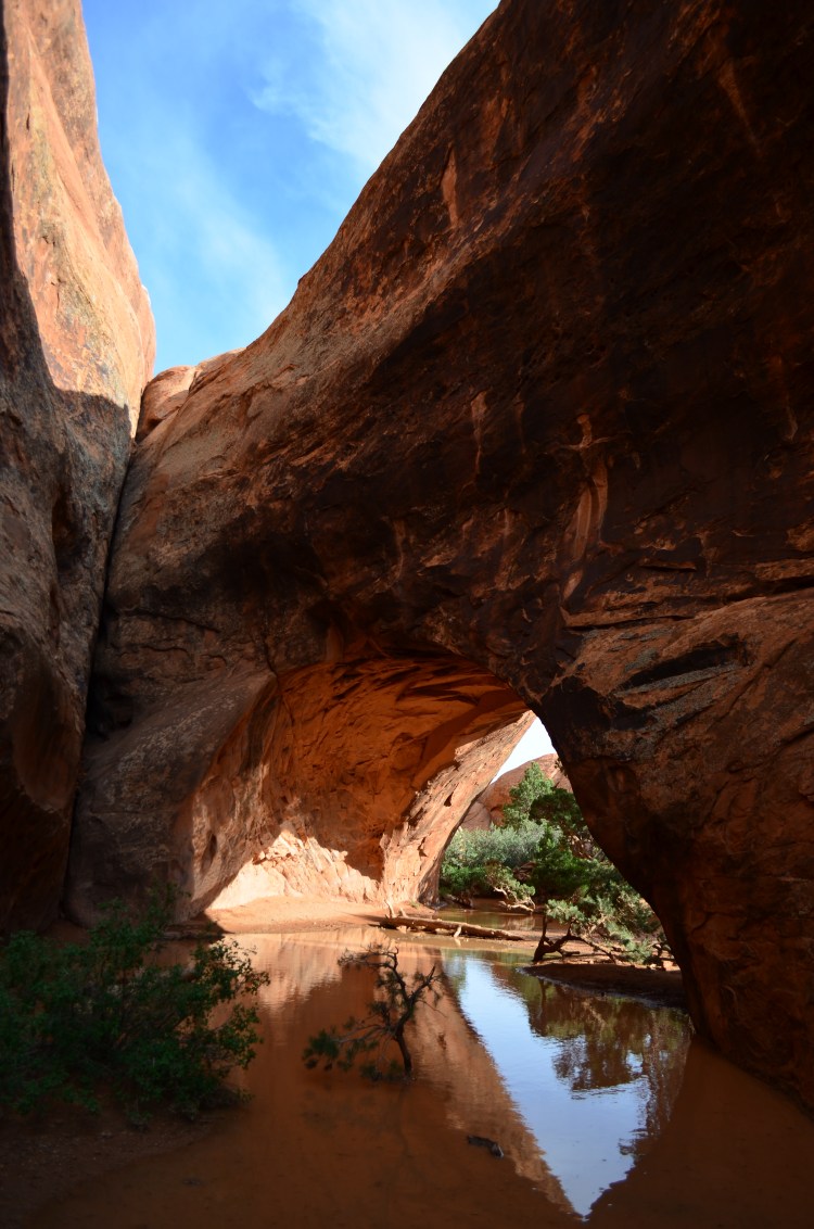 Navajo Arch after walking through it