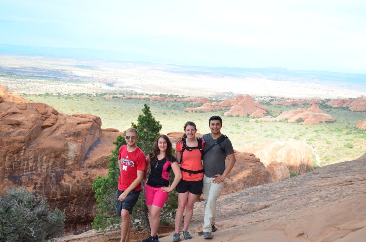 Great view from Partition Arch