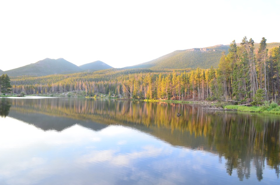 Sunrise at Sprague Lake