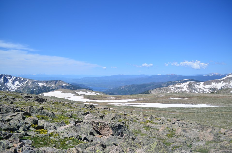View from Flattop Mountain