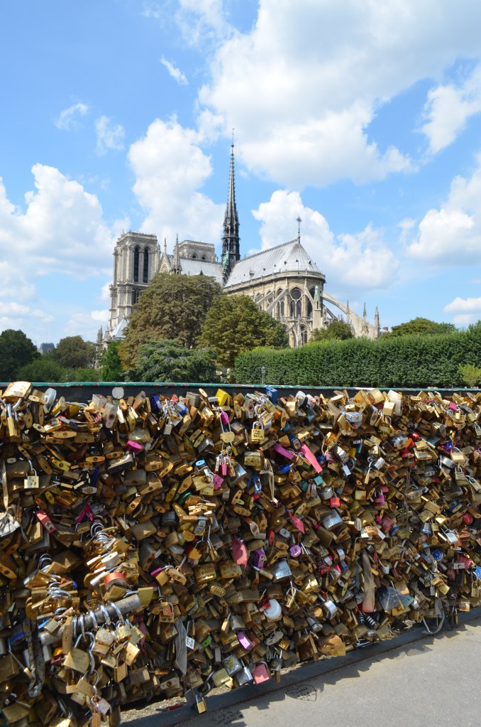 Notre Dame in the background