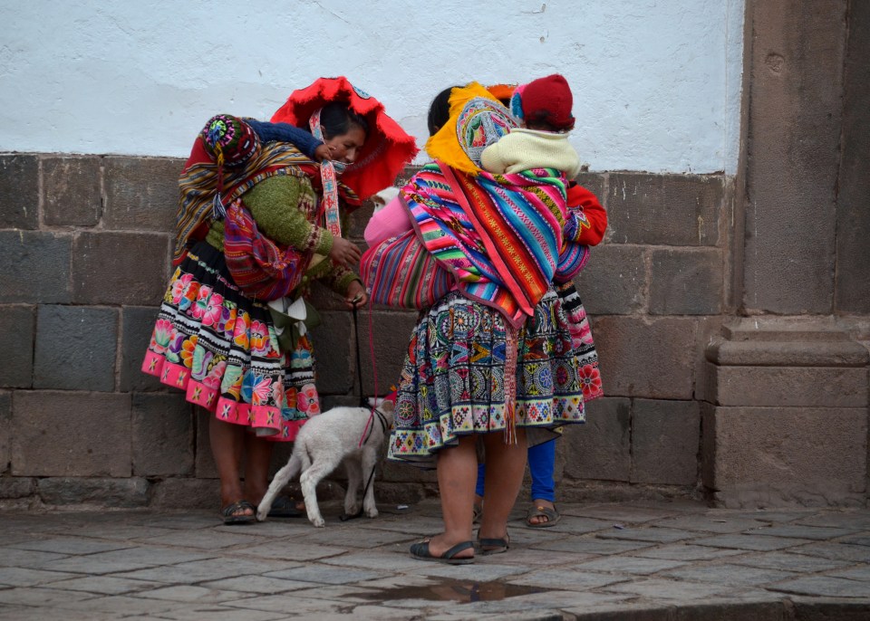 The locals are so colorful