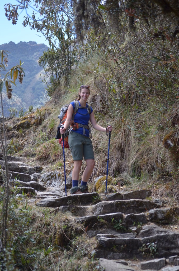 So many stairs along the pass