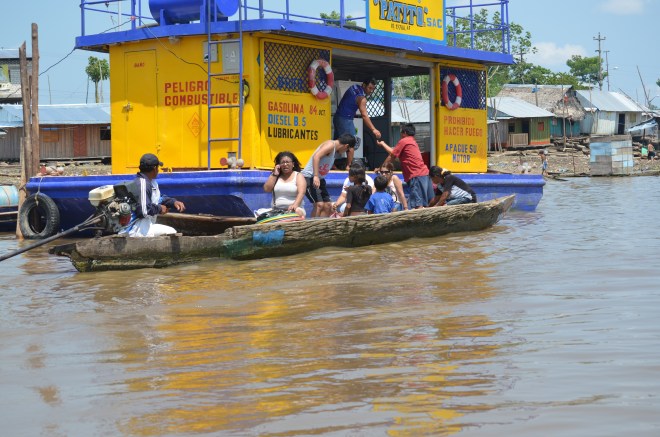 Floating gas station