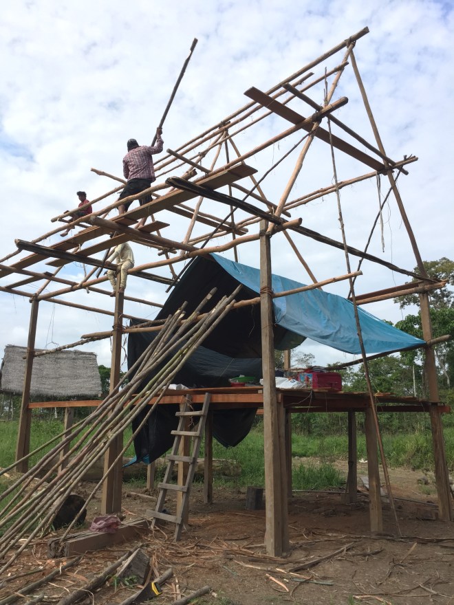 Work at the first lodge.